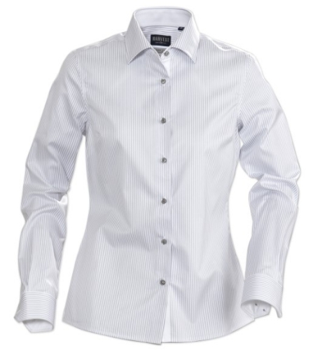 Picture of James Harvest Ladies Reno Stripe Shirt 100% Combed Cotton